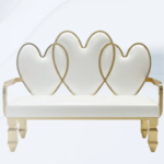 Luxury Bride Groom Sofa Gold