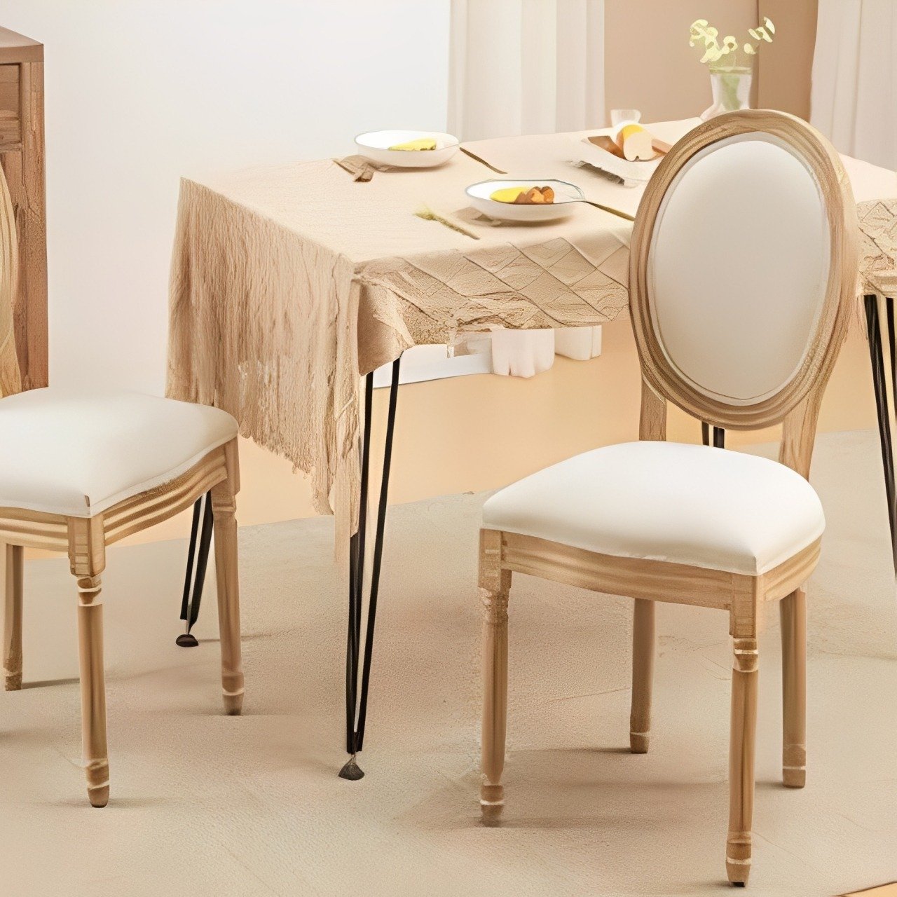 WhatsApp Image 2025-12-10 at 5.47.27 PM Louis chairs round back - Image 1